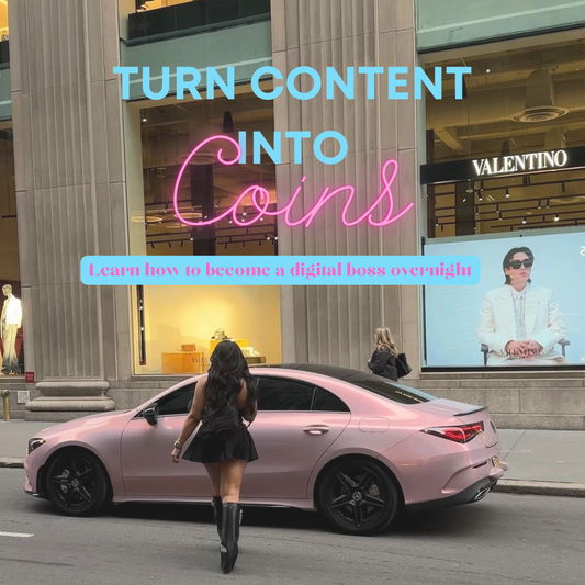 TURN CONTENT INTO COINS MARKETING MASTERY COURSE