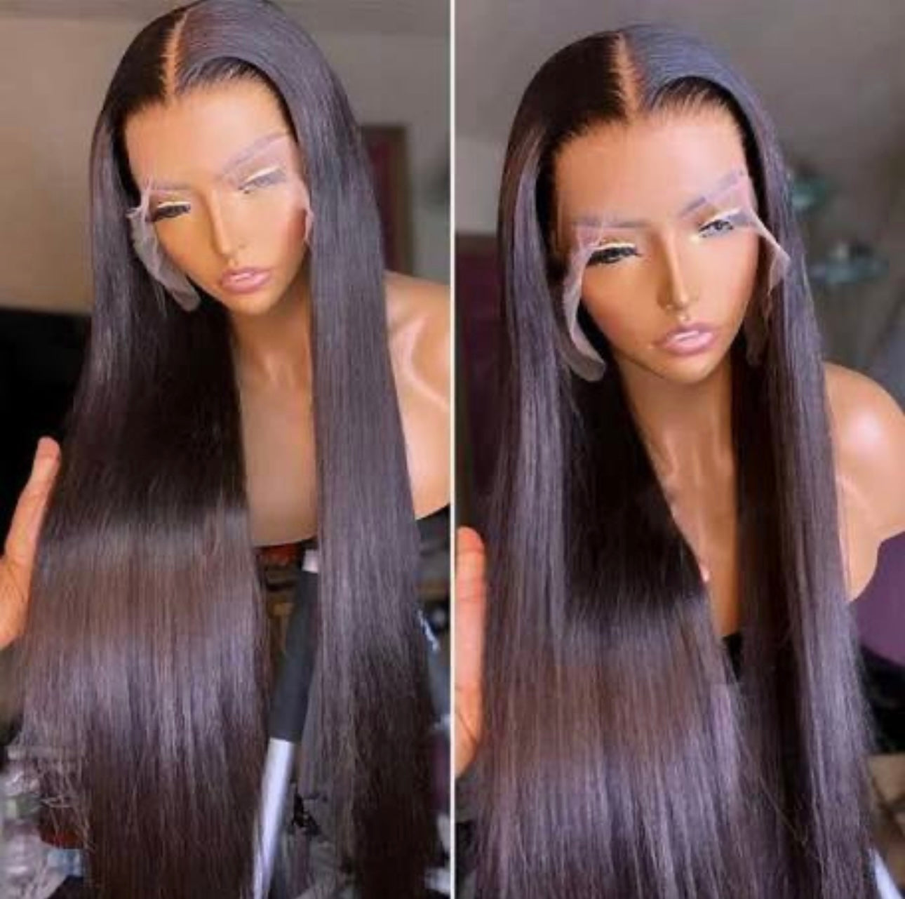 BRAZILIAN STRAIGHT FULL LACE FRONTAL WIG