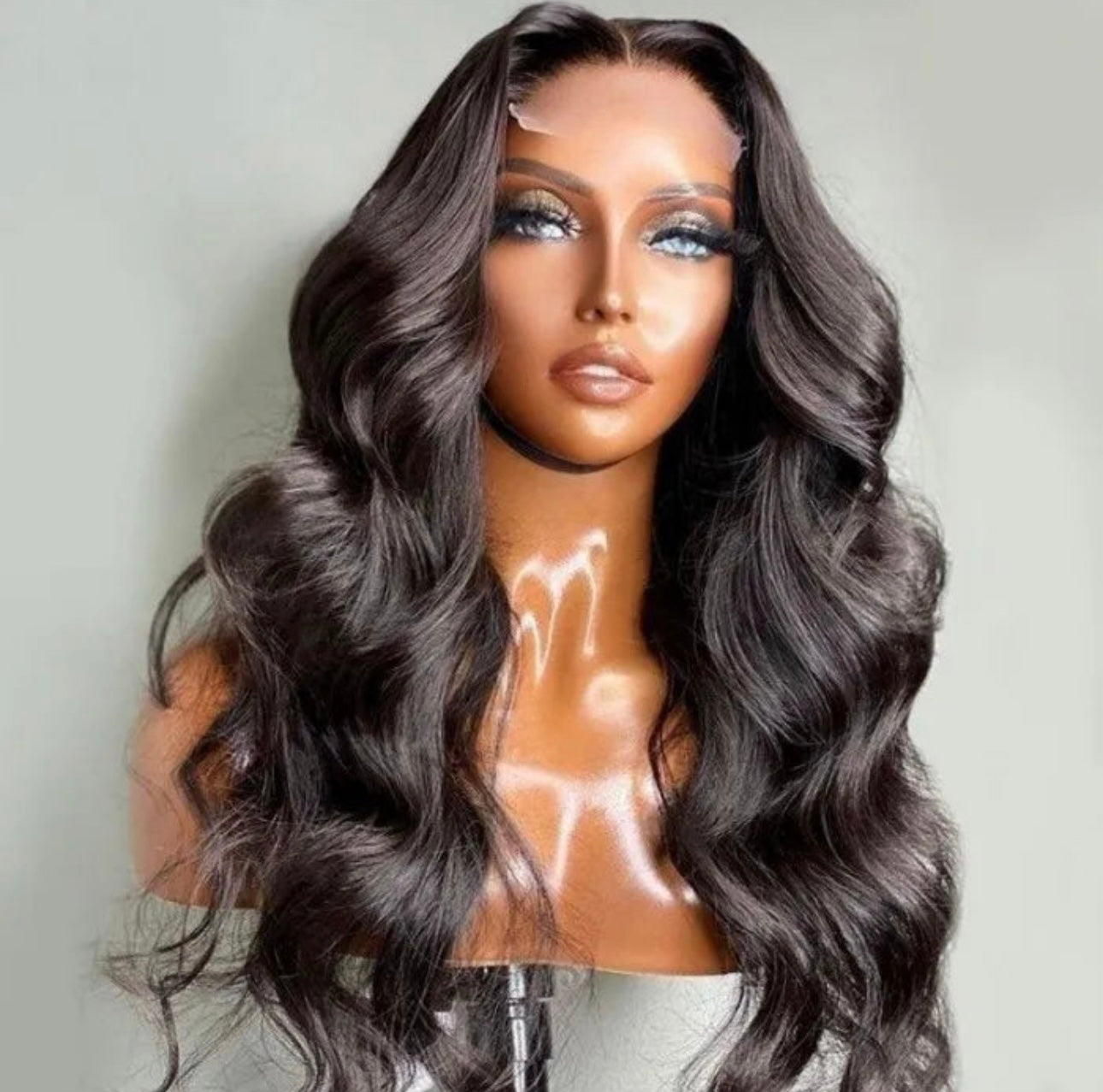 BRAZILIAN BODY WAVE 5X5 CLOSURE WIG 1B